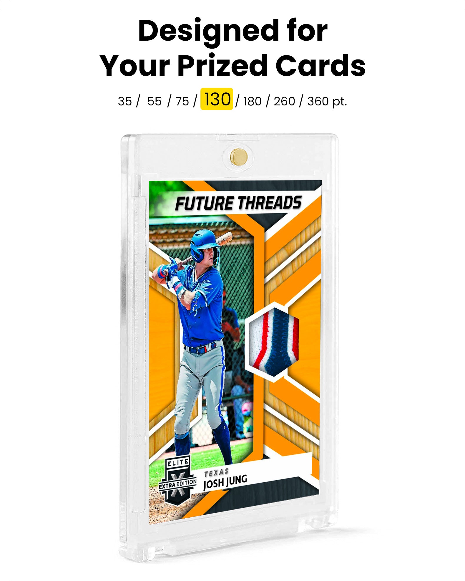 130pt Magnetic Card Holders for Trading Cards - 5 Pack