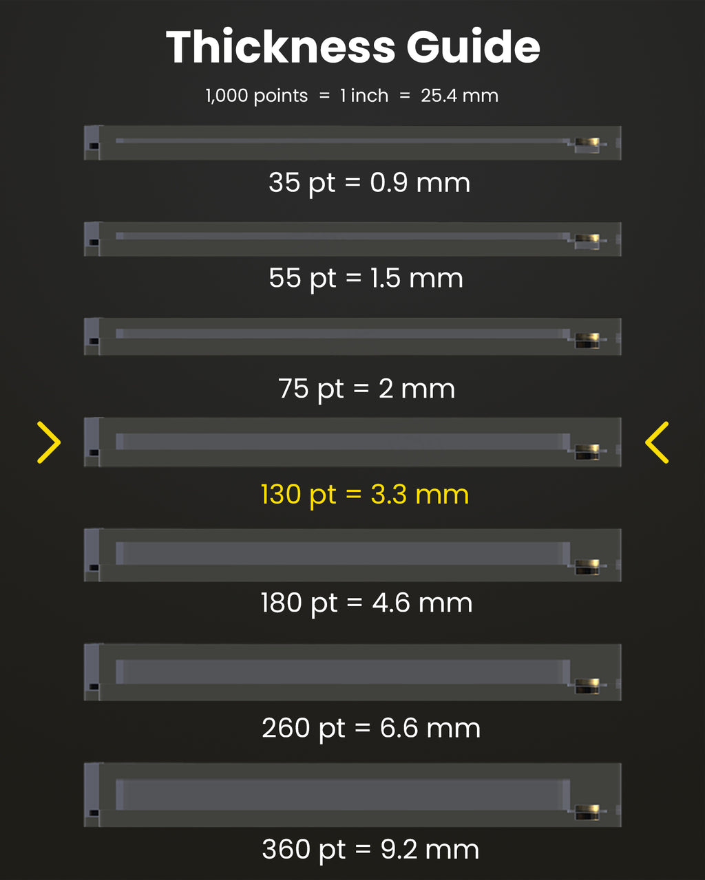 130pt Magnetic Card Holders for Trading Cards - 5 Pack