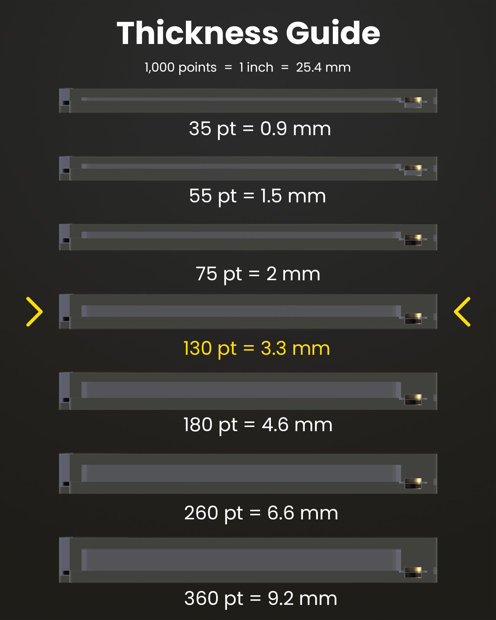 130pt Magnetic Card Holders for Trading Cards - 5 Pack