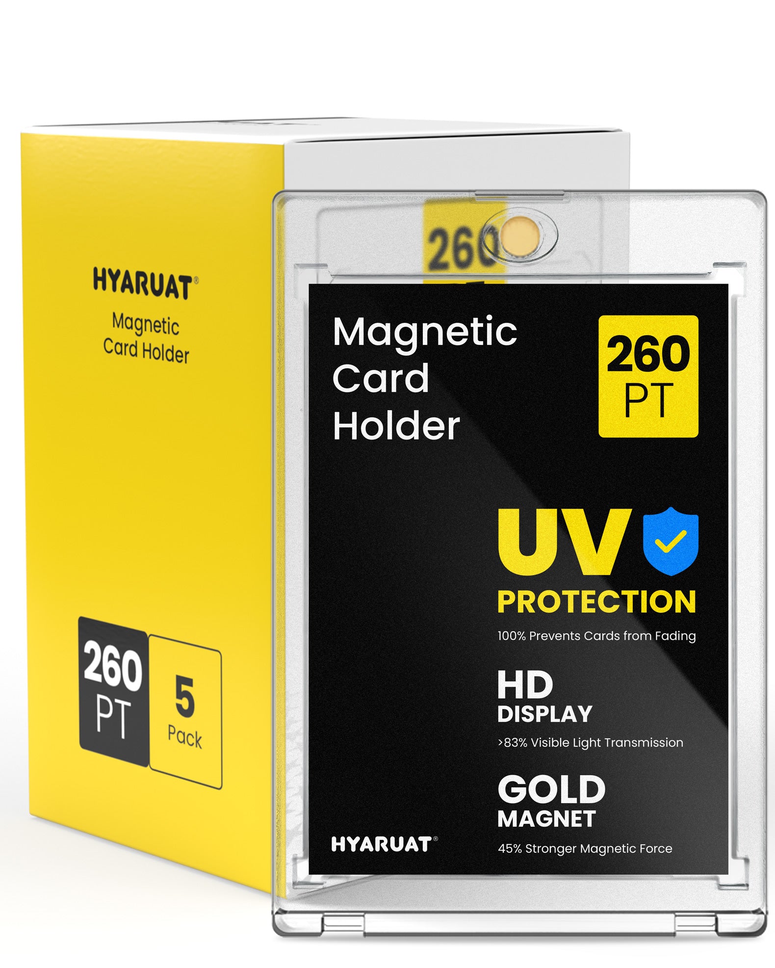 260pt Magnetic Card Holders for Trading Cards - 5 Pack