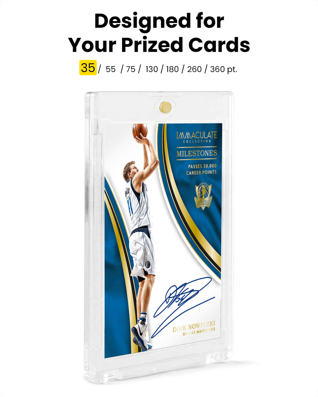 35pt Magnetic Card Holders for Trading Cards - 25 Pack