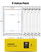 35pt Magnetic Card Holders for Trading Cards - 5 Pack