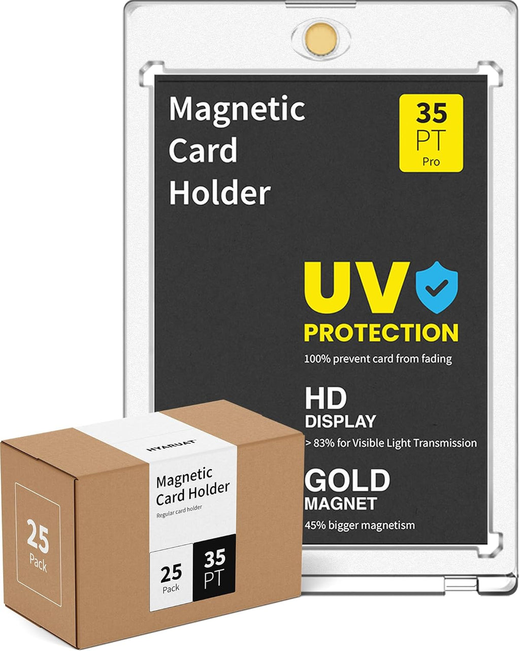 35pt Magnetic Card Holders for Trading Cards - 25 Pack