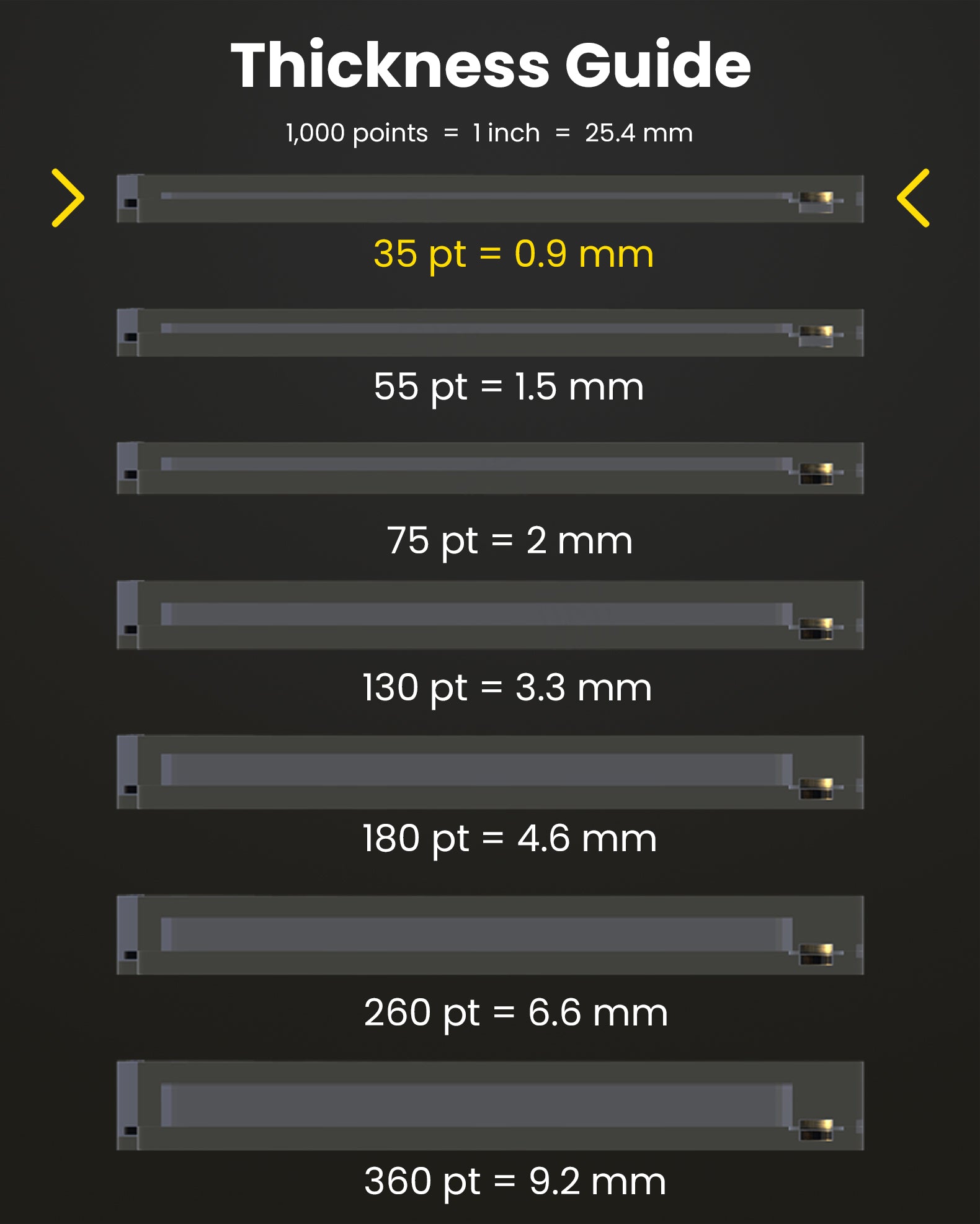 35pt Magnetic Card Holders for Trading Cards - 25 Pack