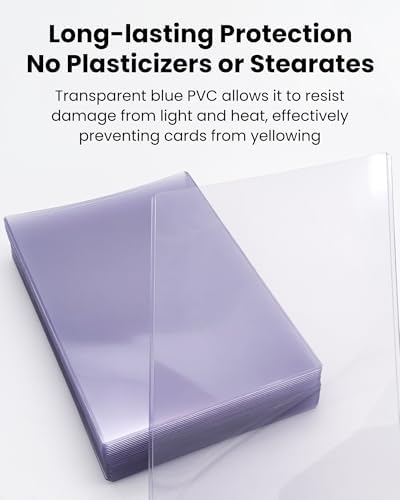 3.5x5 Toploader - Semi-Rigid Plastic Sleeves, Clear Protectors for Transformer Characters, Oversized MTG & TCG Trading Cards (25-Pack)