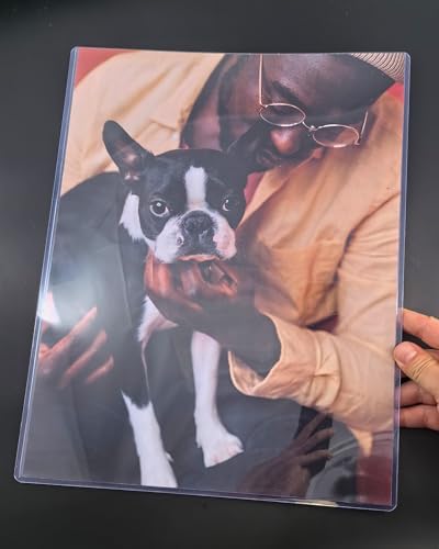 11x14 Toploader - Durable Clear PVC Sheet Protectors, Semi Rigid Plastic Sleeves as Frame Alternatives for Pictures, Photos, and Prints (10-Pack)