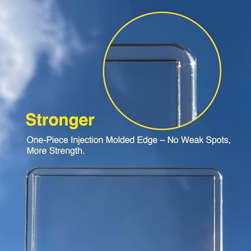 130pt Top Loaders for Cards, 3x4 Real Thick Holder with Protective Film, Toploader Card Protectors Hard Plastic, 10-Count