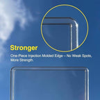 130pt Top Loaders for Cards, 3x4 Real Thick Holder with Protective Film, Toploader Card Protectors Hard Plastic, 10-Count