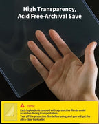 8x10 Toploaders - Clear Rigid Plastic Sleeves (10 Pack), Hard Sheet Protectors for Photos, Posters & Birth Certificates