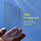 55pt Top Loaders for Cards, 3x4 Thick Holder with Protective Film, Toploader Card Protectors Hard Plastic, 25-Count