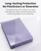 9x12 Toploader - Clear Semi-Rigid PVC Sheet Protectors, Hard Plastic Sleeves for Photos, Posters, Documents, and Prints (10-Pack)