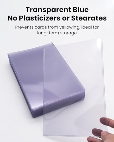 6x9 Toploader - Rigid Clear PVC Sleeves for Protecting & Mailing Jumbo Cards, Photos, and Sheets (25-Pack)