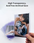 4x6 Toploader - Durable Hard Plastic Sleeves, Sheet Protectors for Photo Cards, Kpop, Post and Trading Cards (25-Pack)