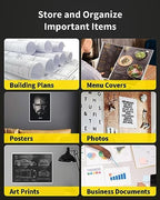 8x10 Toploaders - Clear Rigid Plastic Sleeves (10 Pack), Hard Sheet Protectors for Photos, Posters & Birth Certificates