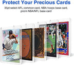 35pt Top Loaders for Cards, 3x4 Regular Holder with Protective Film, Toploader Card Protectors Hard Plastic, 25-Count