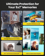 5x7 Toploader - Clear Rigid Photo Protectors for Your Precious Memories - Durable Hard Plastic Sleeves, 25 Pack