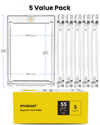 55pt Magnetic Card Holders for Trading Cards - 5 Pack