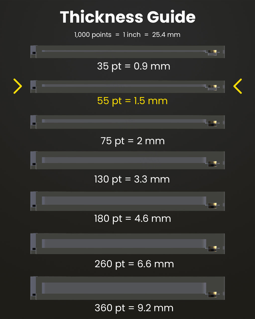 55pt Magnetic Card Holders for Trading Cards - 5 Pack