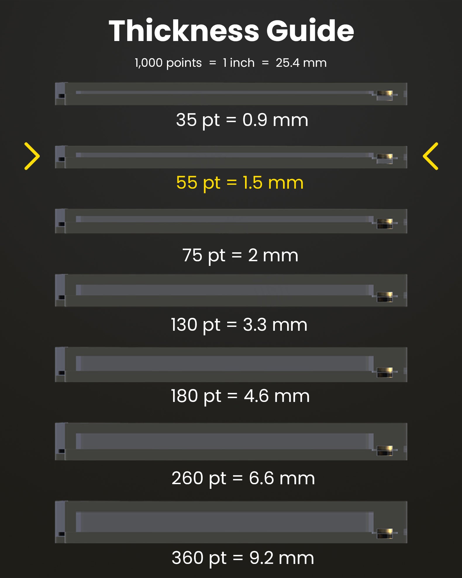 55pt Magnetic Card Holders for Trading Cards - 5 Pack