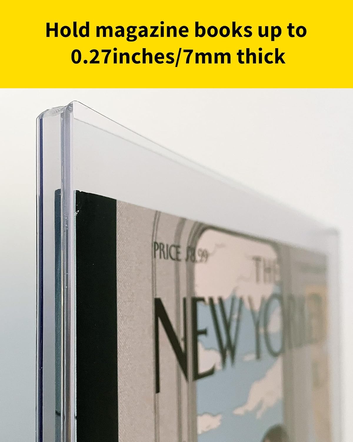 Magazine Toploaders - 7mm Thick Plastic Sleeves, 9x11.5 Top Loader Binder Magazine Protectors for Collectors, 10 Pack