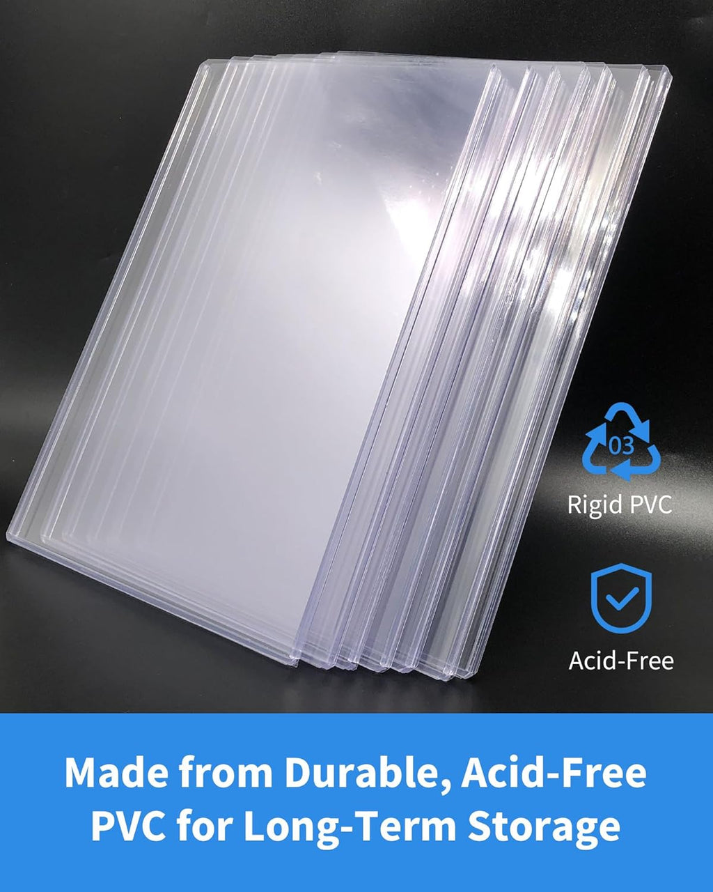 Comic Book Top Loaders for Current, Toploader Hard Sleeves Holder for Comic Books Storage and Display, 10 Pack