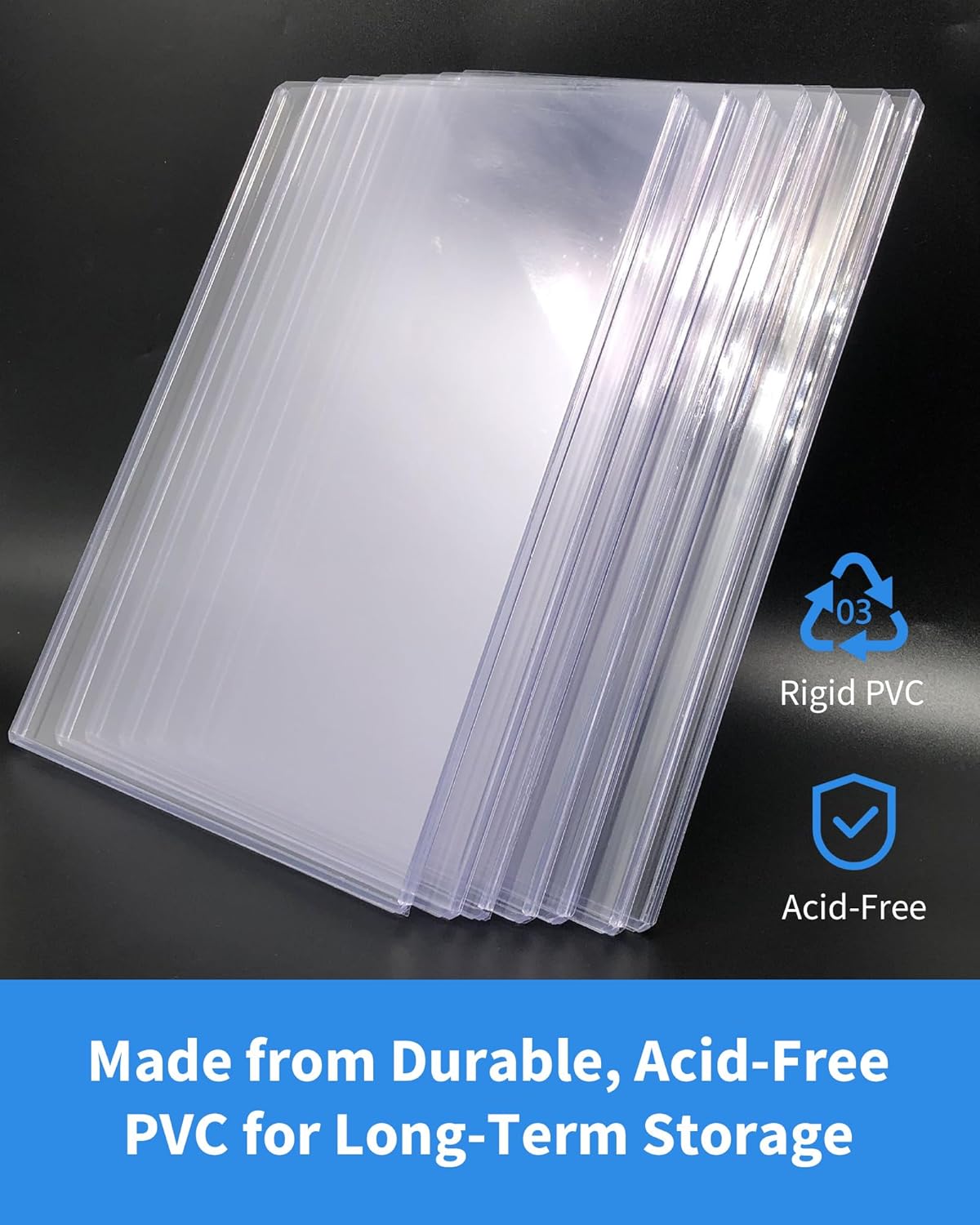 Comic Book Top Loaders for Current, Toploader Hard Sleeves Holder for Comic Books Storage and Display, 10 Pack