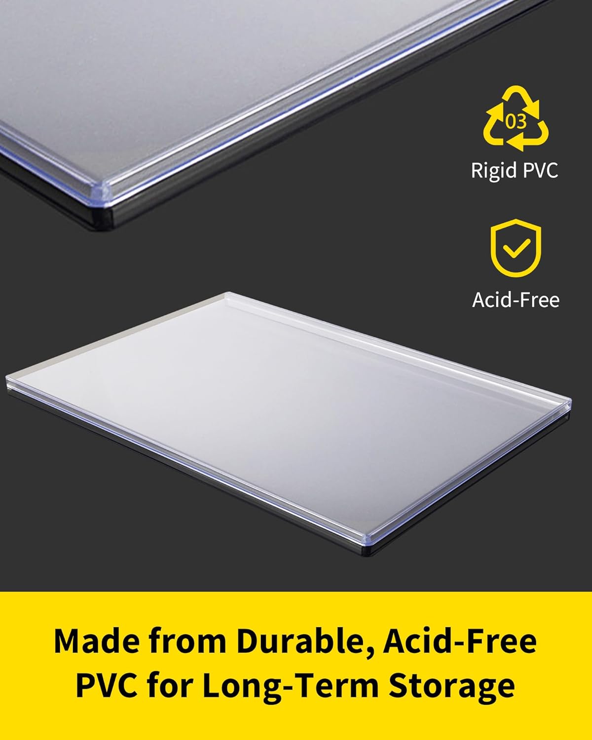 Comic Book Top Loaders - Protector Hard Case Sleeve, Toploader Holder for Silver Age and Current Comics, 10 Pack