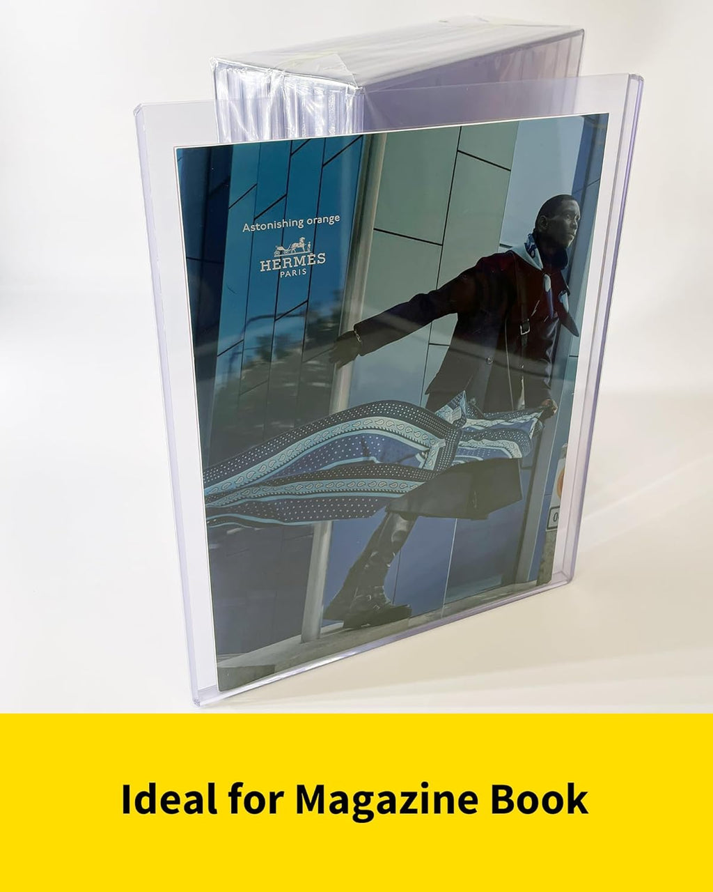 Magazine Toploaders - 7mm Thick Plastic Sleeves, 9x11.5 Top Loader Binder Magazine Protectors for Collectors, 10 Pack