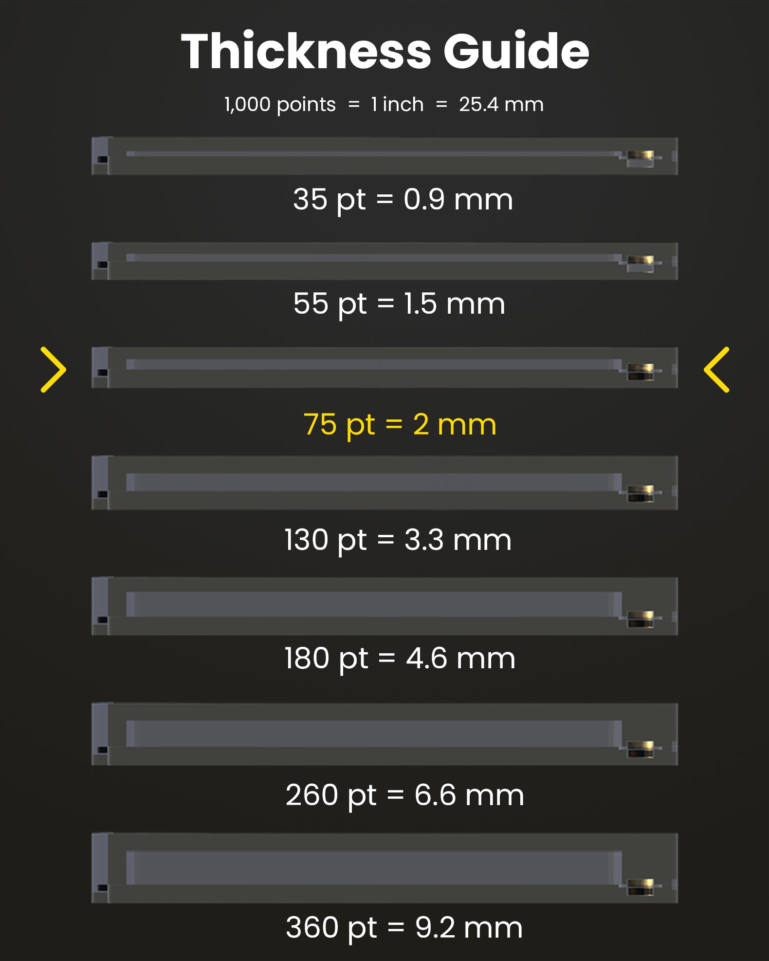 75pt Magnetic Card Holders for Trading Cards - 5 Pack