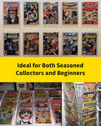 Comic Book Top Loaders - Protector Hard Case Sleeve, Toploader Holder for Silver Age and Current Comics, 10 Pack