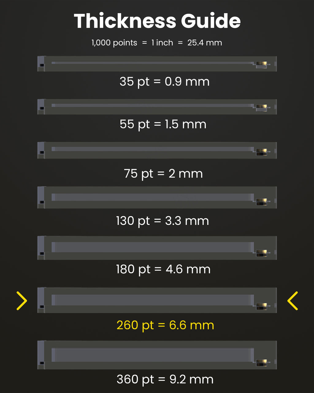 260pt Magnetic Card Holders for Trading Cards - 5 Pack