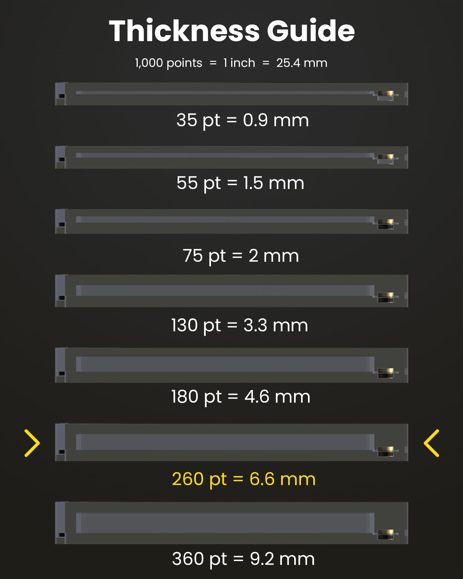 260pt Magnetic Card Holders for Trading Cards - 5 Pack